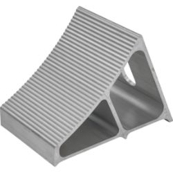 Buyers Products WC7118A Extruded Aluminum Wheel Chock - 7" x 10.75" x 7.8" 