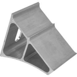 Buyers Products WC7118A Extruded Aluminum Wheel Chock - 7" x 10.75" x 7.8" - BUY WC7118A