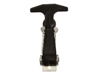 Buyers Products WJ195 3.5" Easy Grip Rubber Hood Catch with Bracket 