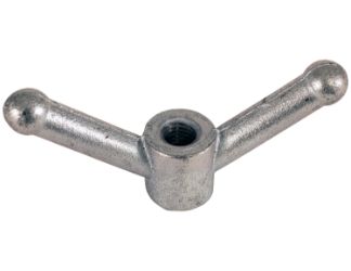 Buyers Products WN5811Z Zinc Plated Wing Nut Handle - 5.5" L x 2.38" T - 5/8"-11 Thread 