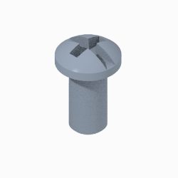 BOSS 102-2406 ROHS Stainless Steel Self-Tapping Screw 4-24 x 1/4 