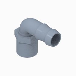 BOSS 108-3576 90 Degree Elbow (1.0 HB x 1.0 MNPT, PP) 