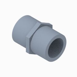 BOSS 108-3578 Short Nipple (1.0 MNPT, PP) 