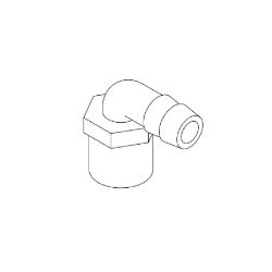 BOSS 120-0688 1" NPT x 3/4" HB 90 Degree Hose Barb 