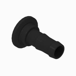 BOSS 127-1142 Straight Fitting (1.0 HB x 1.0 MFD Flange, PP) 
