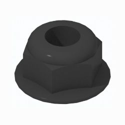 Boss 130-6655 Bronze Zinc Nickel Flange Nut : 5/16-18 UNC 