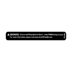 Boss 133-8061 Prop 65 Short Generic Warning Decal 