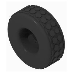 BOSS 143-0036 Snow 4x4 Wheel and Tire 18x8.50-10 