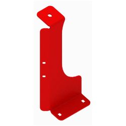 BOSS 143-0161-01 Snowrator Left Headlight Mount (Red) 