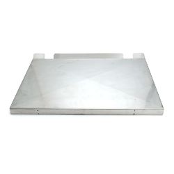 BOSS 143-0317 Snowrator Stainless Steel Hopper Lid Shell - BOSS 143-0317
