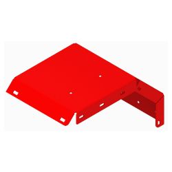 BOSS 143-0512-01 Snowrator Right Rear Wheel Fender (Red) 