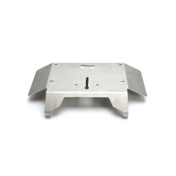 BOSS 143-0559 Snowrator Stainless Steel Hopper Front Salt Shield - BOSS 143-0559