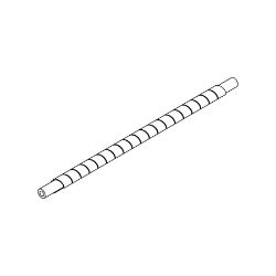 BOSS 143-0609 Wrapped Spray Hose (.375 ID x 18) 