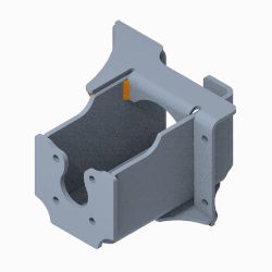 BOSS 143-0790 Snowrator RF LR Wheel Motor Mount 