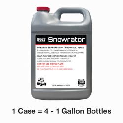BOSS 143-1144 1 Case of 1 Gallon Bottle Hydraulic Fluid Snowrator 