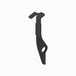 BOSS 143-2674-03 Snowrator PlatFormed Lever (Black) 