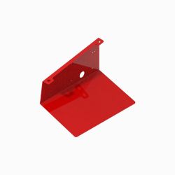 BOSS 143-2875-01 Snowrator Left Side Cover (Red) 