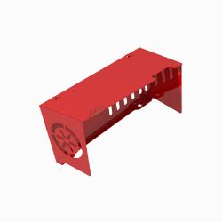 BOSS 143-3229-01 Right Snowrator Pump Cover (Weld, Red) 