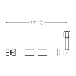 Boss 143-4609 Hydro Hose Assembly 