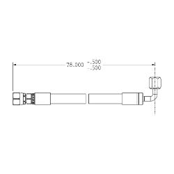Boss 143-4611 Hydro Hose Assembly 