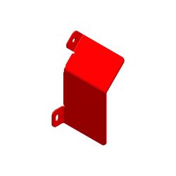 Boss 143-4719-01 Red Air Deflector 