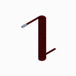 Boss 143-6358 Red Coil Hose : 3/8 ID x 15 