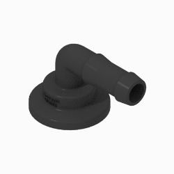 BOSS 143-7016 3/4 HB x 1.0 Manifold, PP 90 Degree Elbow Fitting 