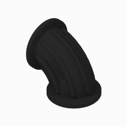 BOSS 143-7021 90 Degree Elbow Fitting (2.0 Flange, Sweep, PP) 