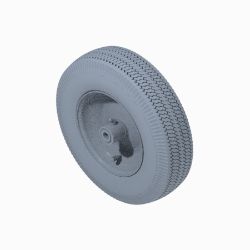 BOSS 143-7095 Wheel and Tire Assembly (12.28" x 3.46" x .63" Axle) 
