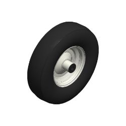 BOSS 143-7095 Wheel and Tire Assembly (12.28" x 3.46" x .63" Axle) - BOSS 143-7095