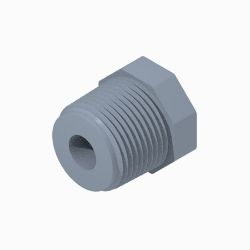 BOSS 143-7101 RedUnder Carriageer Fitting (3/4 MNPT x 1/4 FNPT, PVC) 