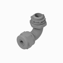 BOSS 143-7116 0.38-0.5" Diameter Cord Grip, 90 Degree Elbow 