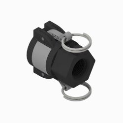 BOSS 143-7171 Straight Fitting (1/2" FNPT x 3/4" QDC) 