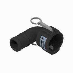 BOSS 143-7177 90 Degree Elbow Fitting (2" Barb x 2" QDC) 