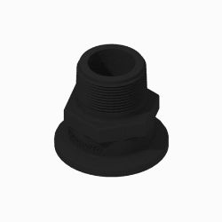 BOSS 143-7191 Straight Fitting (2.0 MNPT x 2.0 MFLD, PP) 