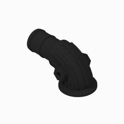 BOSS 143-7195 90 Degree Elbow Fitting (2.0 FP Flange x 2.0 Barb, PP) 