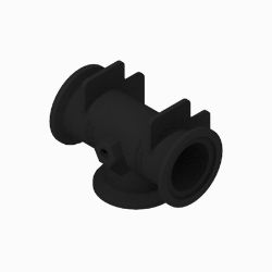 BOSS 143-7201 2FP Manifold PP Tee Fitting 