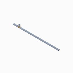 BOSS 143-7412 84" Boom Passenger Side Pipe (Weld) 