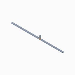 BOSS 143-7413 48" Boom Pipe (Weld) 