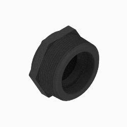 BOSS 143-7451 RedUnder Carriageer Fitting (3 MNPT x 2 FNPT, PP) 