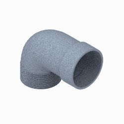 BOSS 143-7452 90 Degree Elbow Fitting (3 MNPT Siphon Tube, PP) 