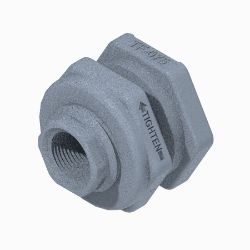 BOSS 143-7454 3/4 FNPT x 3/4 FNPT PP EPDM Bulkhead Fitting 