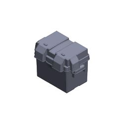 Boss 143-7517 Group 24 Battery Box w/ Drain 