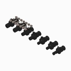 BOSS 143-7570 Legacy Boom Nozzle Kit w/ Hardware 