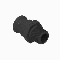 Boss 143-7629 Straight Fitting : 0.75" MNPT x 0.75 MQDC 