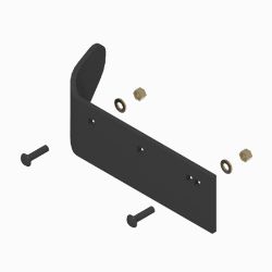BOSS BAR00498 Vee Passenger Side Curb Guard Kit 