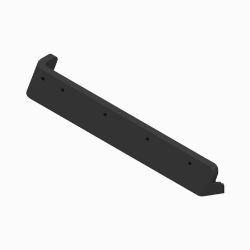 BOSS BAR18245 9-2 V Passenger Side Urethane Cutting Edge Half 