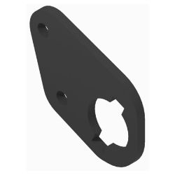 BOSS BAX08035-03 Black Wing Extension Plow Rib Bracket 