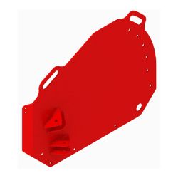 BOSS BXP16587-01 BXP Red Weld Right Hand Skidsteer Wing Assembly 