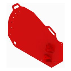 BOSS BXP16588-01 BXP Red Weld Left Hand Skid Steer Wing Assembly 